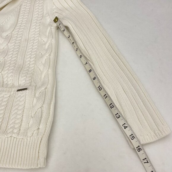 Saint James Fisherman Cable Knit Shawl-collar Cardigan - Picture 10 of 13